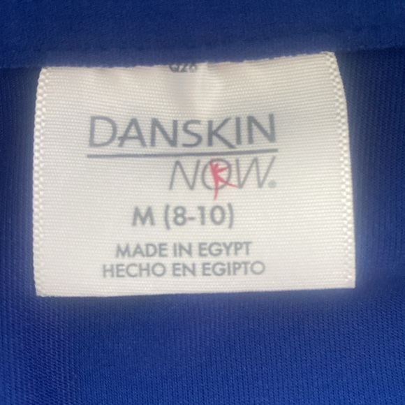Danskin Dri More Full Zip Royal Blue Jacket pickleball Sz 8-10 - Picture 3 of 7
